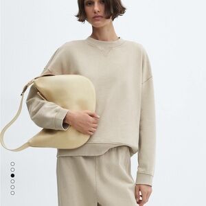 Mango - Washed Round neck sweatshirt Small brand new with tag